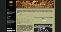 Desktop Screenshot of manorhouseohio.com